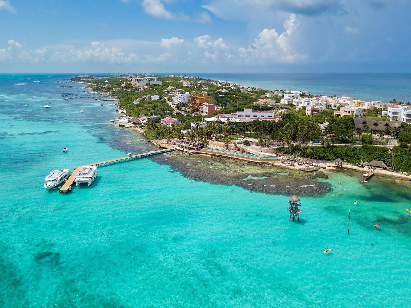 CATAMARÁN A ISLA MUJERES PLUS CON TRANS. REDONDA MEXICO