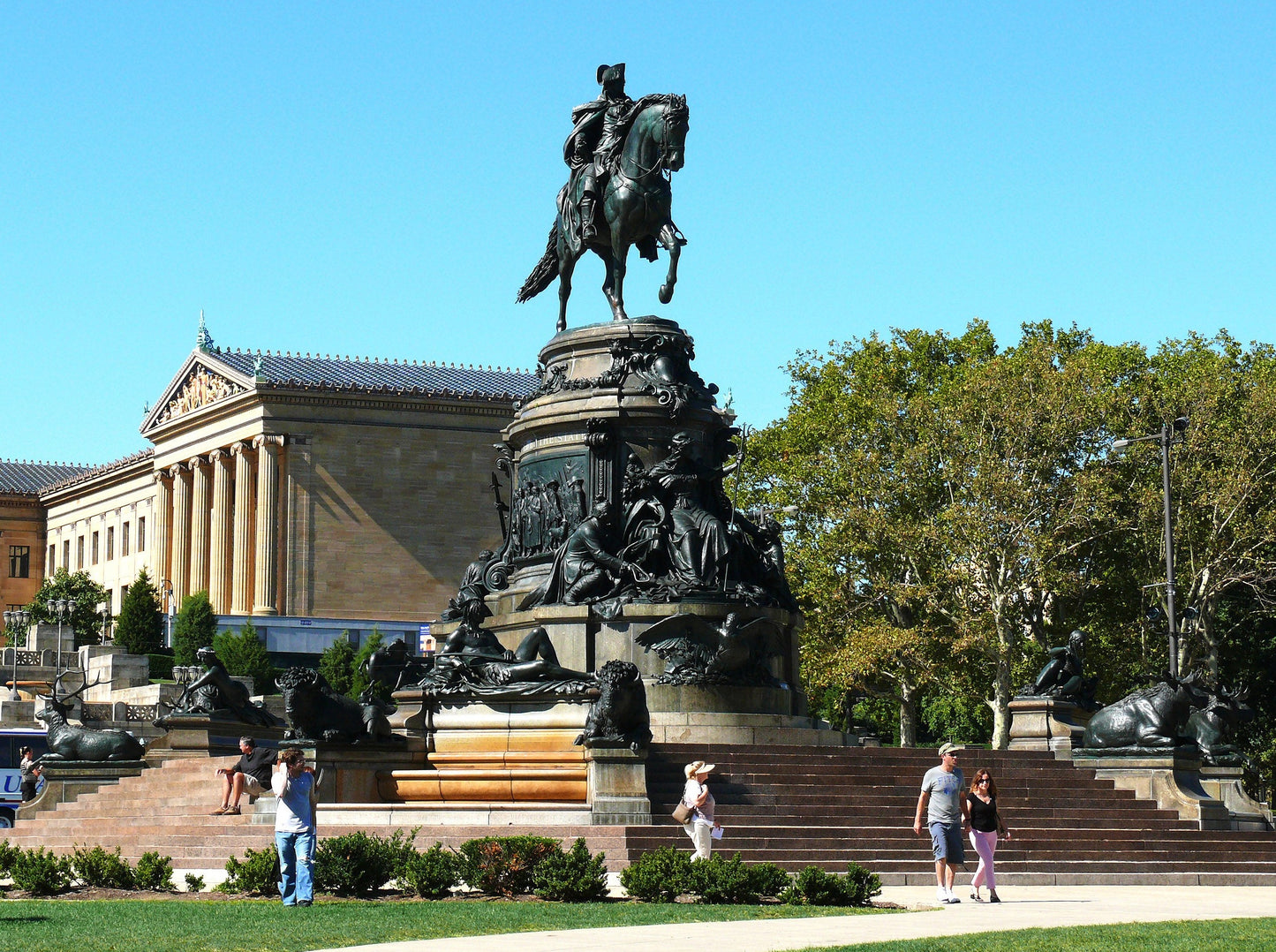 WASHINGTON AND PHILADELPHIA FROM NEW YORK