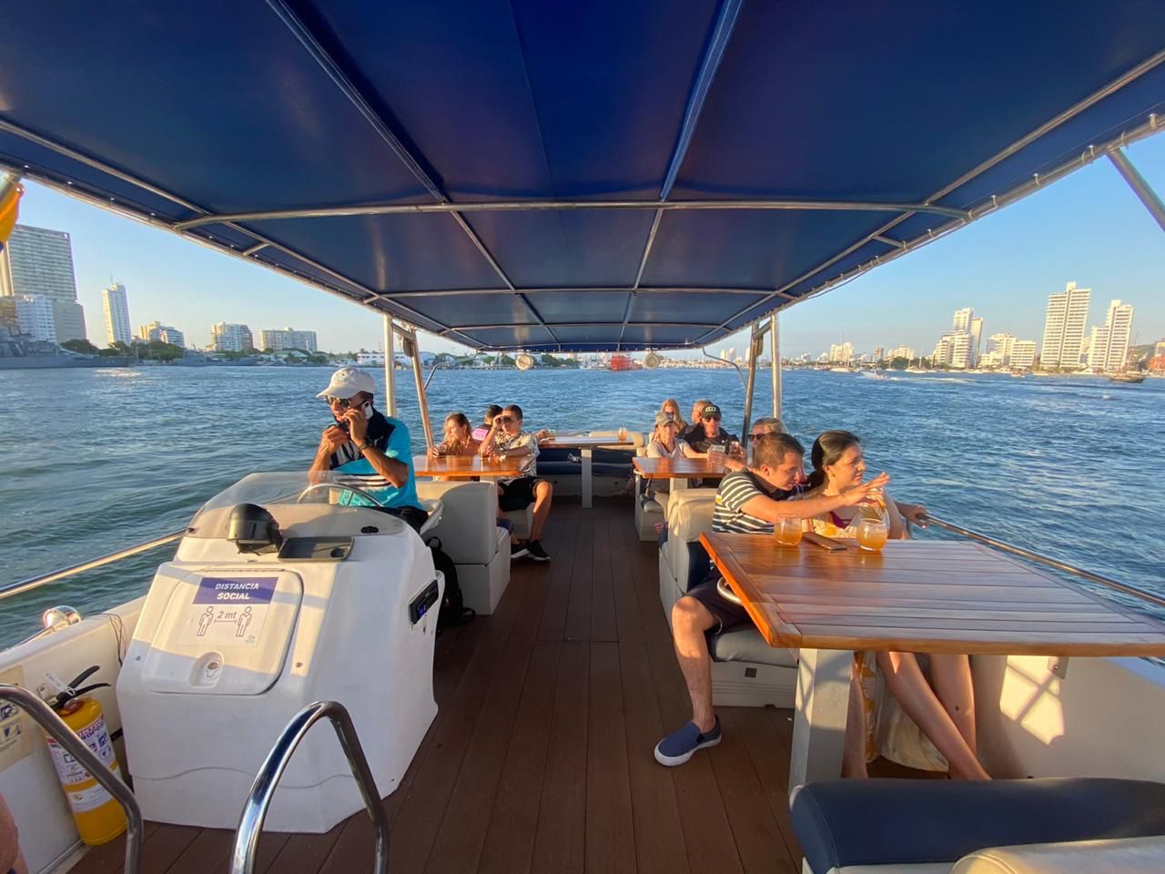 Atardecer por la bahia de cartagena
